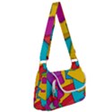 Abstract Cube Colorful  3d Square Pattern Multipack Bag View1