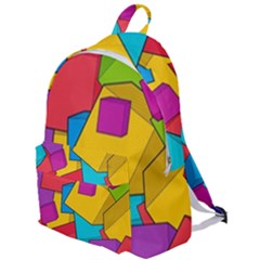 Abstract Cube Colorful  3d Square Pattern The Plain Backpack