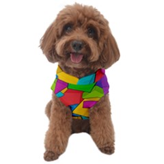 Abstract Cube Colorful  3d Square Pattern Dog Sweater