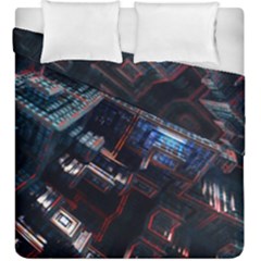 Fractal Cube 3d Art Nightmare Abstract Duvet Cover Double Side (king Size)