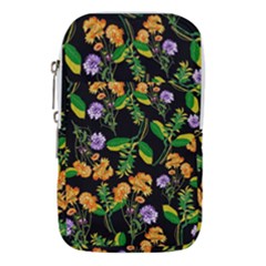 Flowers Pattern Art Floral Texture Waist Pouch (small)