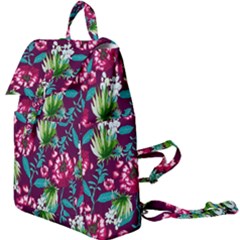 Flowers Pattern Art Texture Floral Buckle Everyday Backpack