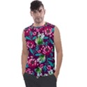 Flowers Pattern Art Texture Floral Men s Regular Tank Top View1