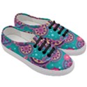 Floral Pattern Abstract Colorful Flow Oriental Spring Summer Women s Classic Low Top Sneakers View3