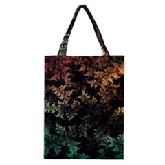 Fractal Patterns Gradient Colorful Classic Tote Bag