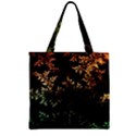 Fractal Patterns Gradient Colorful Zipper Grocery Tote Bag View1