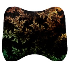 Fractal Patterns Gradient Colorful Velour Head Support Cushion