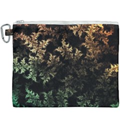 Fractal Patterns Gradient Colorful Canvas Cosmetic Bag (xxxl)