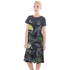 Leaves Floral Pattern Nature Camis Fishtail Dress