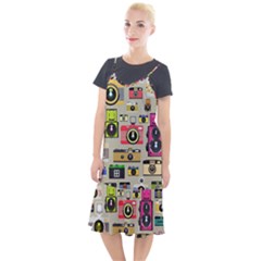 Retro Camera Pattern Graph Camis Fishtail Dress by Bedest