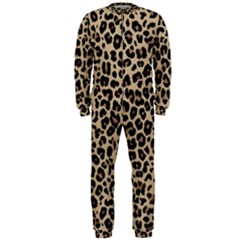 Leopard Animal Skin Patern Onepiece Jumpsuit (men) by Bedest