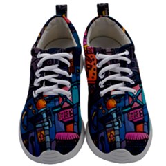 Wallet City Art Graffiti Mens Athletic Shoes by Bedest