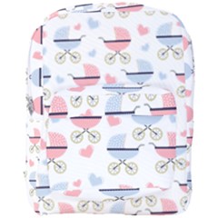 Pattern Stroller Carriage Texture Full Print Backpack by Grandong