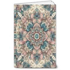 Floral Flora Flower Flowers Nature Pattern 8  X 10  Softcover Notebook