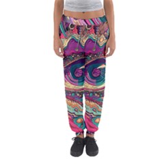 Human Eye Pattern Women s Jogger Sweatpants