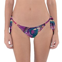 Human Eye Pattern Reversible Bikini Bottoms