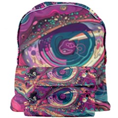 Human Eye Pattern Giant Full Print Backpack