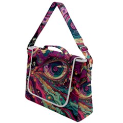 Human Eye Pattern Box Up Messenger Bag by Grandong