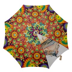 Mandalas-1084082 Ai-generated-7899053 Hook Handle Umbrellas (medium) by lipli