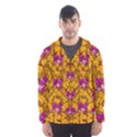 Blooming Flowers Of Orchid Paradise Men s Hooded Windbreaker View1