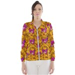 Blooming Flowers Of Orchid Paradise Women s Windbreaker