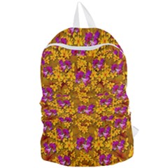 Blooming Flowers Of Orchid Paradise Foldable Lightweight Backpack