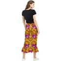 Blooming Flowers Of Orchid Paradise Maxi Fishtail Chiffon Skirt View2