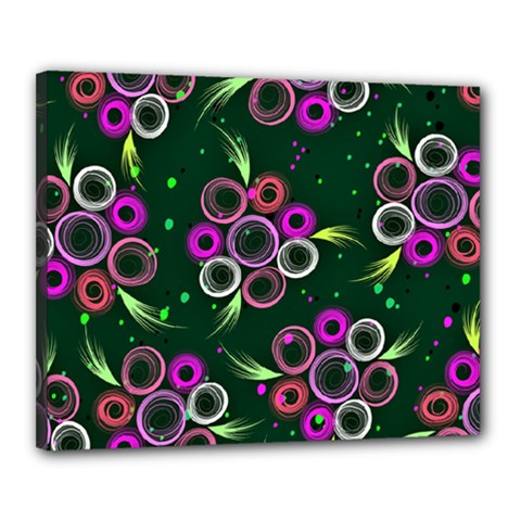 Floral-5522380 Canvas 20  X 16  (stretched) by lipli