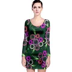 Floral-5522380 Long Sleeve Bodycon Dress