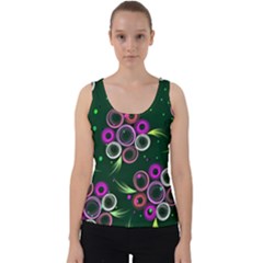 Floral-5522380 Velvet Tank Top by lipli