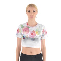 Flower-2342706 Cotton Crop Top by lipli