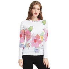 Flower-2342706 Women s Long Sleeve Rash Guard by lipli