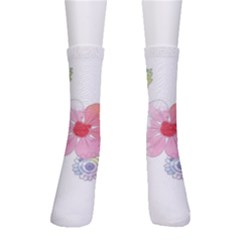 Flower-2342706 Crew Socks