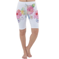 Flower-2342706 Cropped Leggings  by lipli