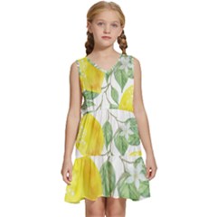 Fruit-2310212 Kids  Sleeveless Tiered Mini Dress by lipli