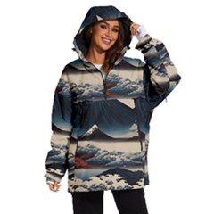 Hokusai Moutains Japan Women s Ski And Snowboard Waterproof Breathable Jacket by Bedest