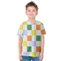 Board Pictures Chess Background Kids  Cotton T-Shirt View1