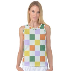 Board Pictures Chess Background Women s Basketball Tank Top by Maspions