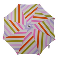 Lines Geometric Background Hook Handle Umbrellas (small)