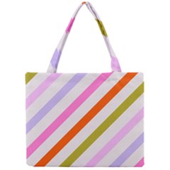 Lines Geometric Background Mini Tote Bag