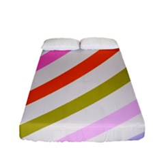 Lines Geometric Background Fitted Sheet (Full/ Double Size)