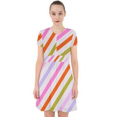 Lines Geometric Background Adorable in Chiffon Dress