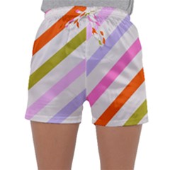 Lines Geometric Background Sleepwear Shorts