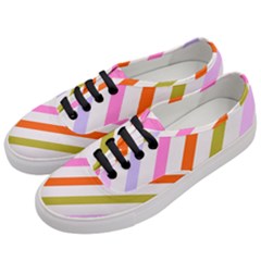 Lines Geometric Background Women s Classic Low Top Sneakers