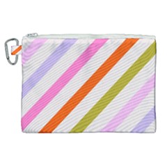 Lines Geometric Background Canvas Cosmetic Bag (XL)