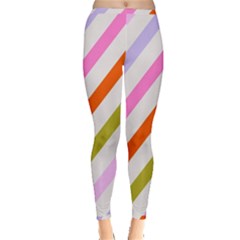 Lines Geometric Background Inside Out Leggings