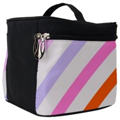 Lines Geometric Background Make Up Travel Bag (Big)