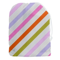 Lines Geometric Background Drawstring Pouch (3XL)