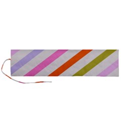 Lines Geometric Background Roll Up Canvas Pencil Holder (L)