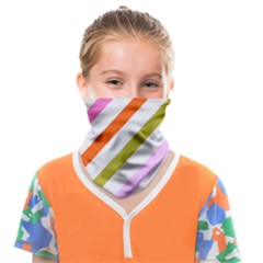 Lines Geometric Background Face Covering Bandana (kids)